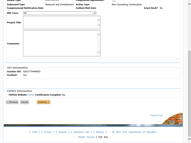 Screen image of this step