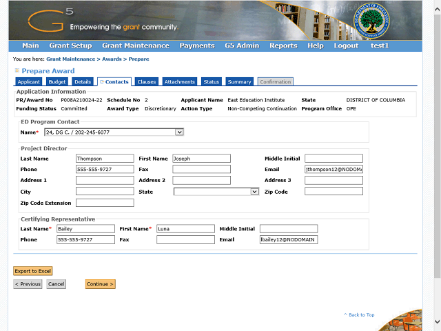 Screen image of this step