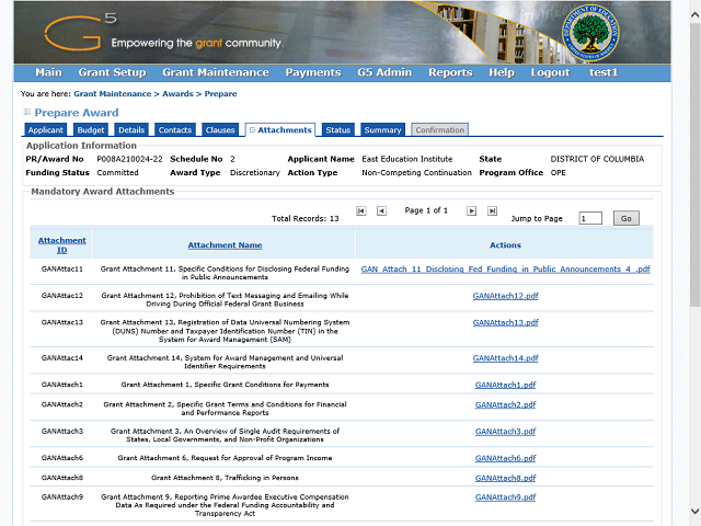 Screen image of this step
