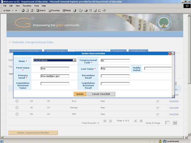 Screen image of this step