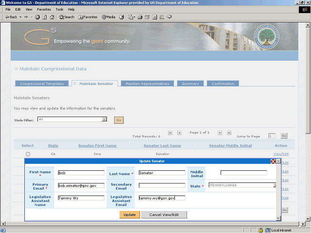 Screen image of this step