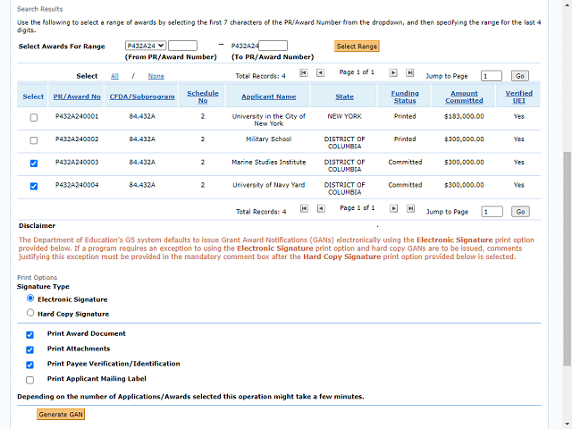 Screen image of this step
