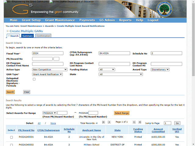 Screen image of this step