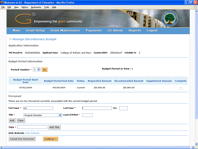 Screen image of this step