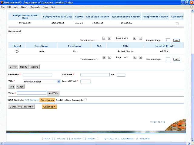 Screen image of this step