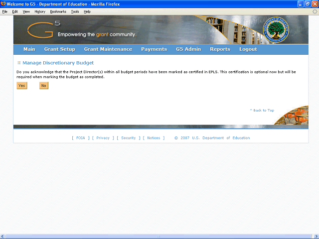 Screen image of this step
