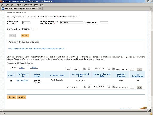Screen image of this step