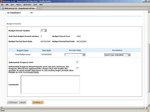 Screen image of this step