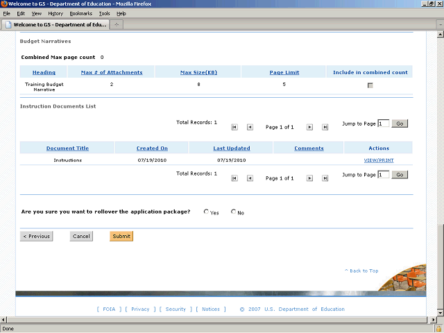 Screen image of this step
