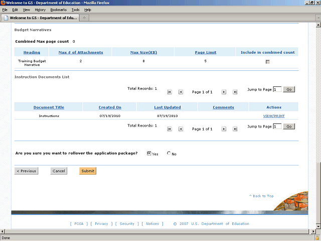 Screen image of this step