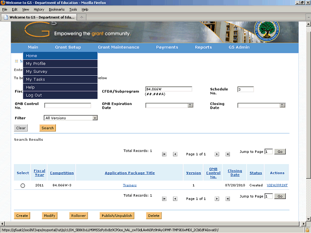 Screen image of this step