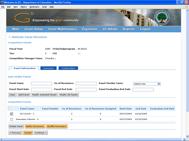 Screen image of this step