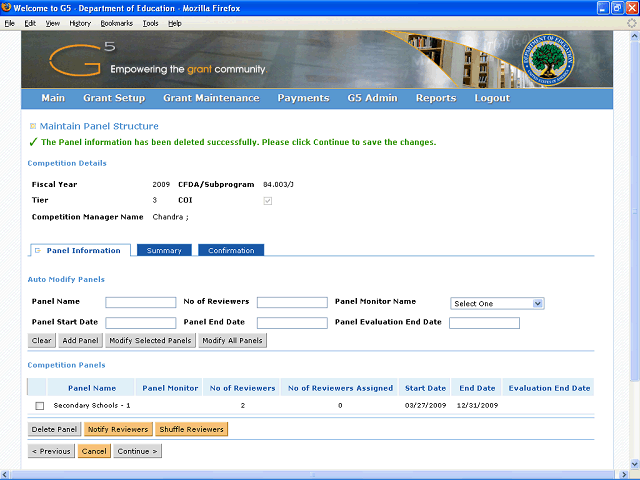 Screen image of this step