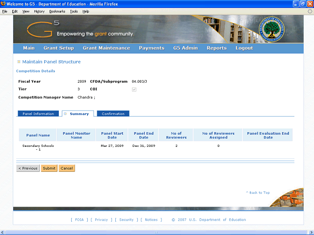 Screen image of this step