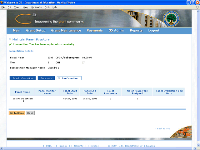 Screen image of this step
