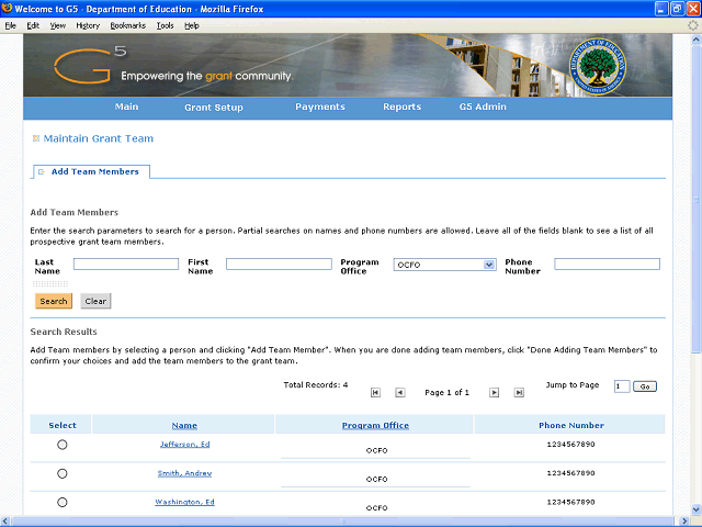 Screen image of this step