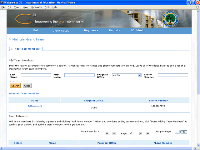 Screen image of this step