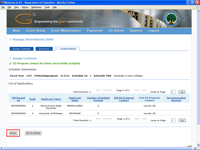 Screen image of this step