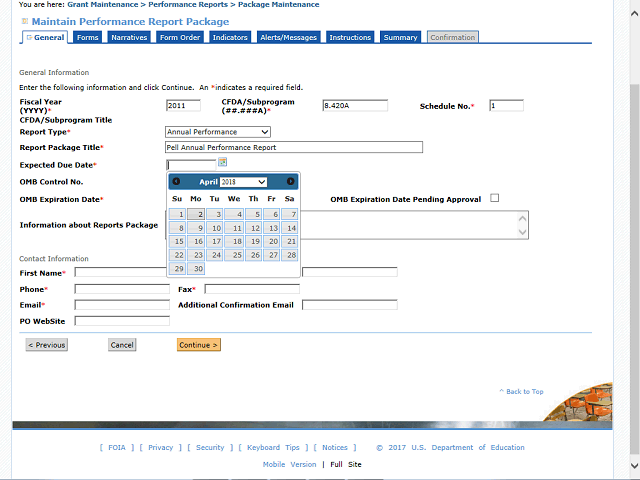 Screen image of this step