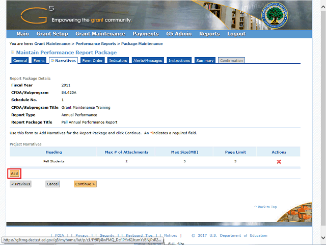 Screen image of this step