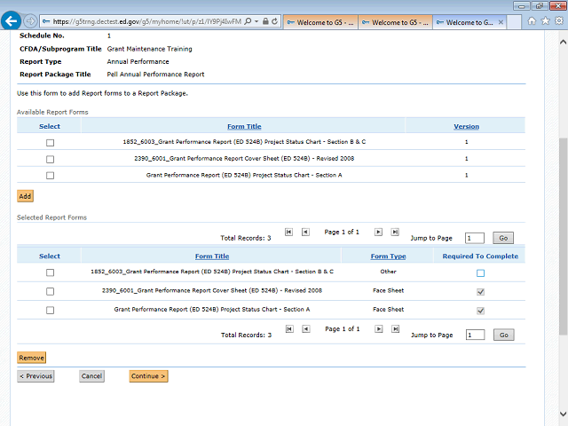 Screen image of this step