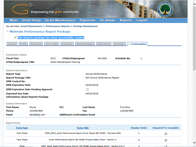 Screen image of this step