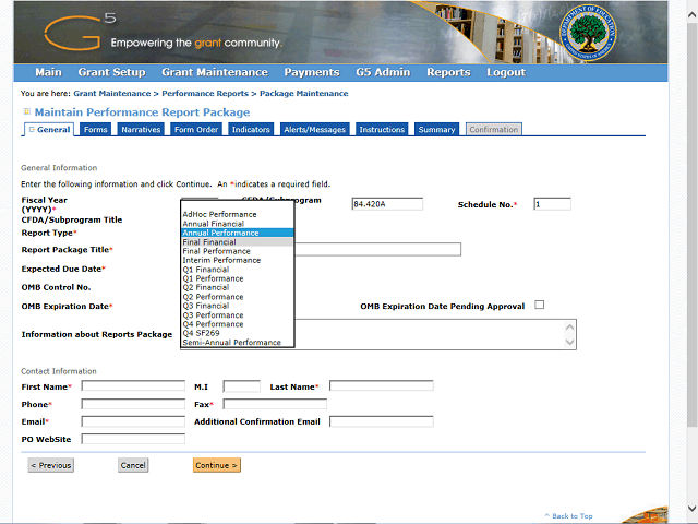 Screen image of this step