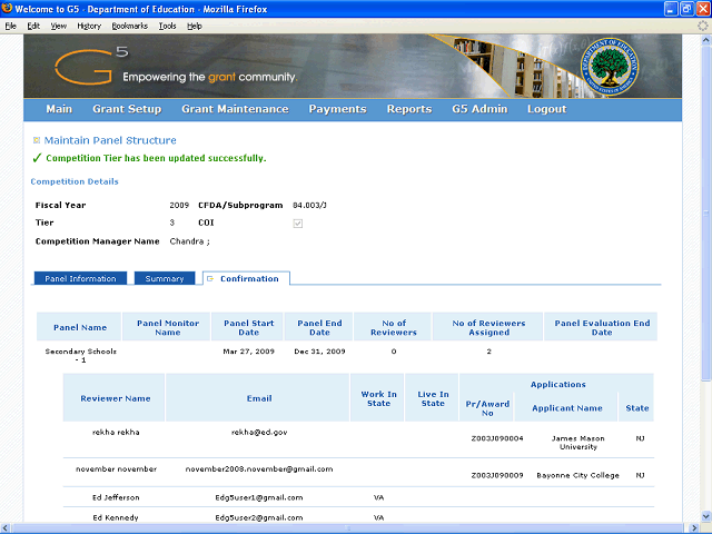 Screen image of this step