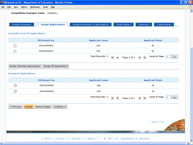 Screen image of this step
