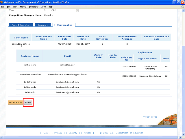 Screen image of this step