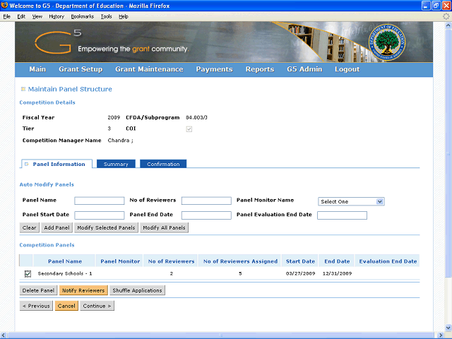 Screen image of this step