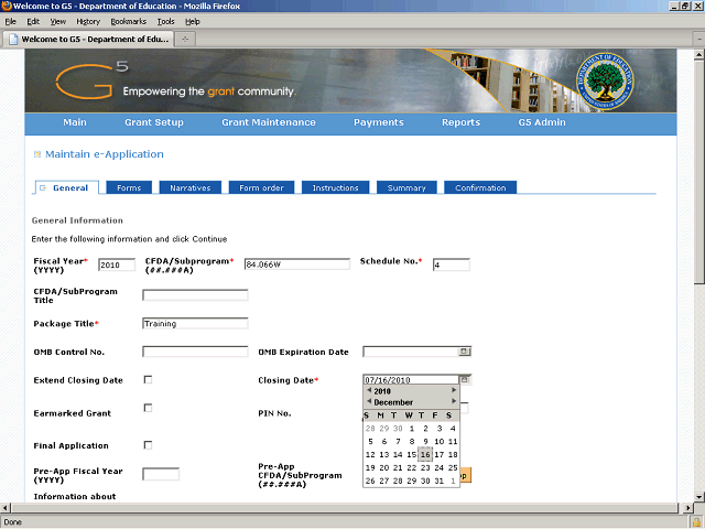 Screen image of this step