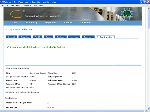 Screen image of this step