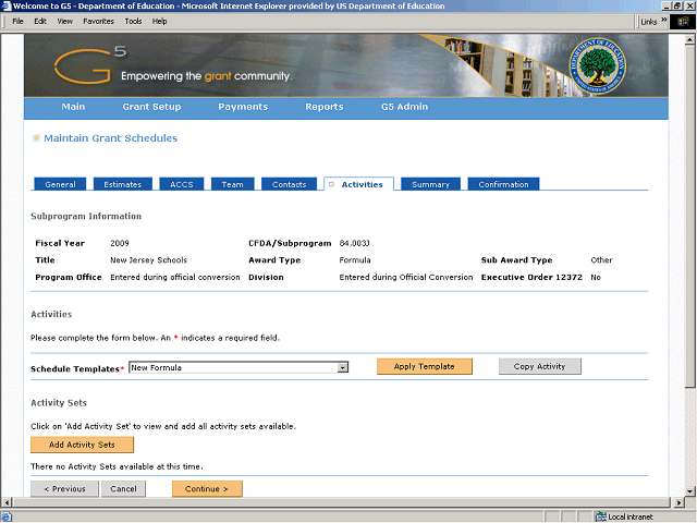 Screen image of this step