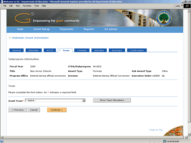 Screen image of this step