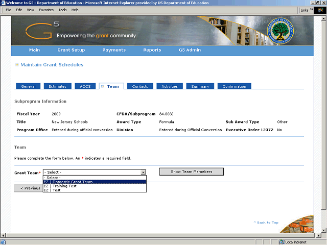 Screen image of this step