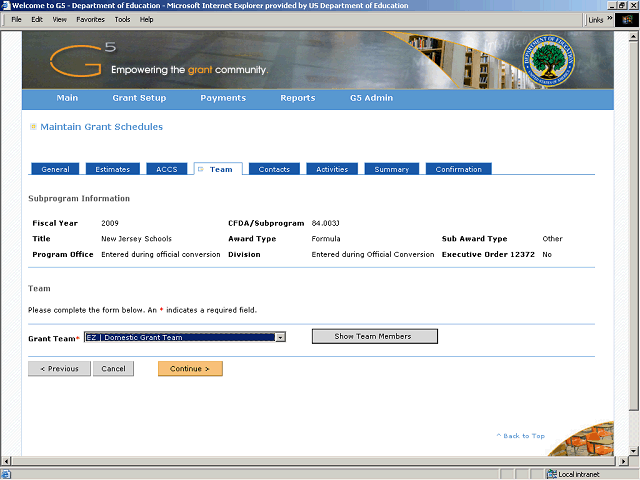 Screen image of this step