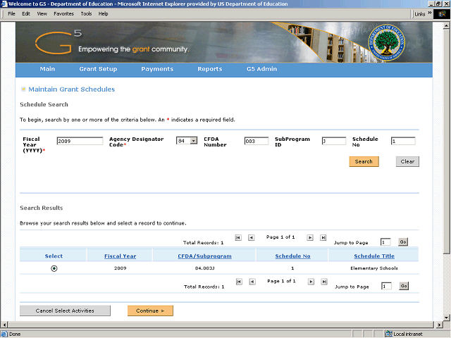 Screen image of this step