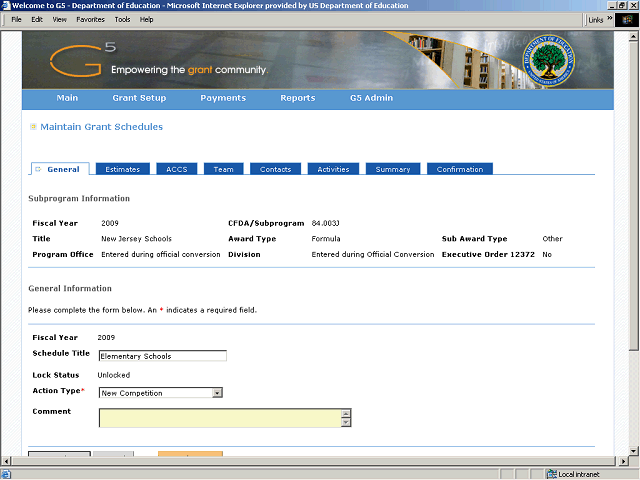 Screen image of this step