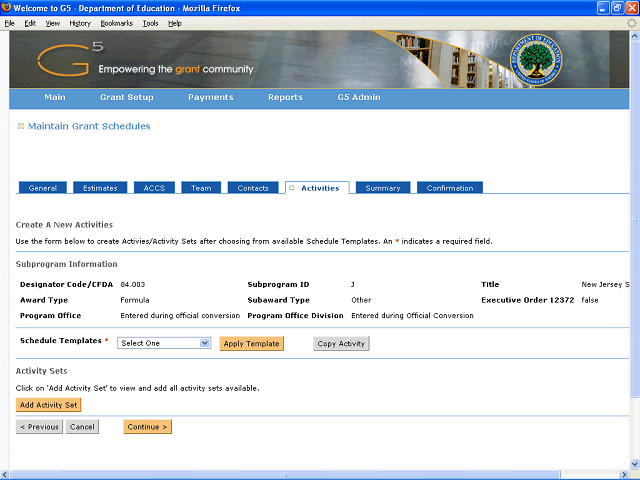 Screen image of this step
