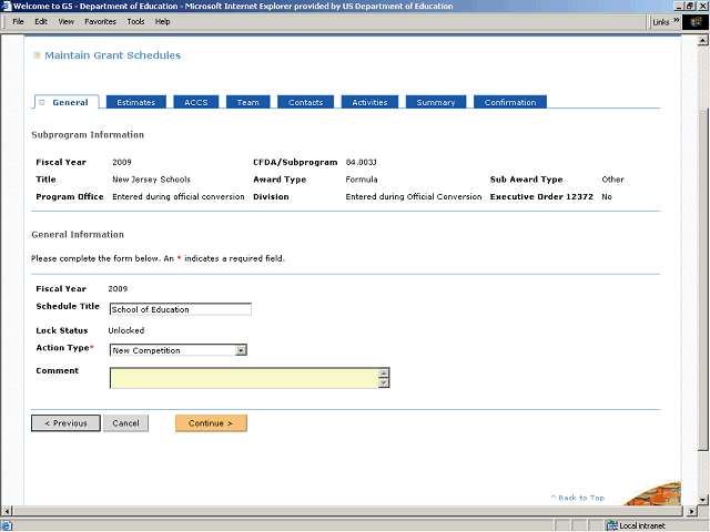 Screen image of this step