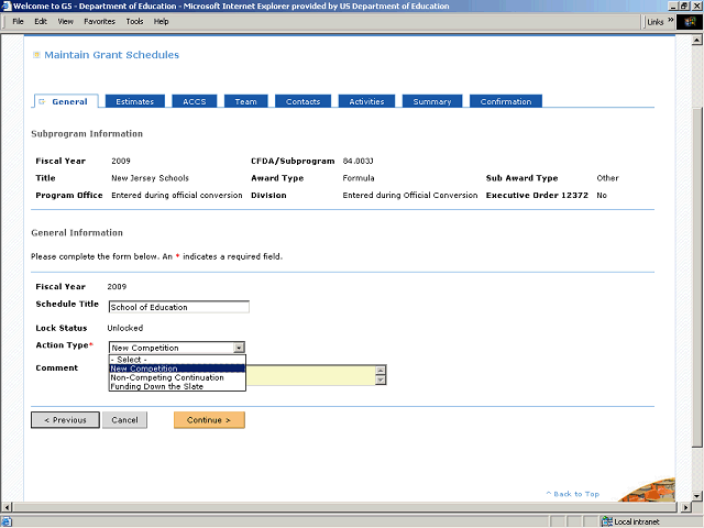Screen image of this step