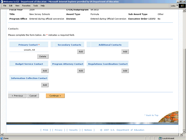 Screen image of this step