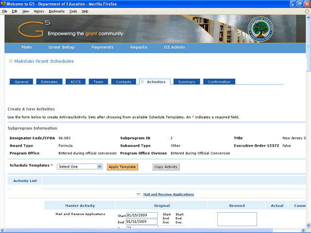 Screen image of this step
