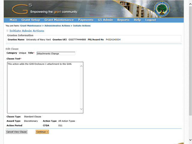 Screen image of this step
