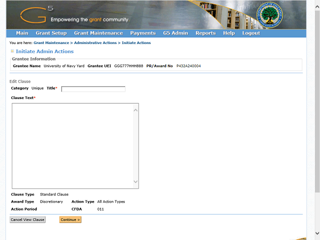 Screen image of this step
