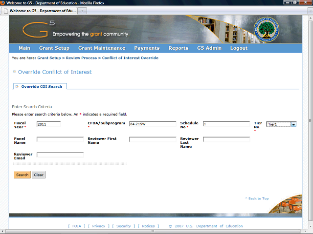 Screen image of this step