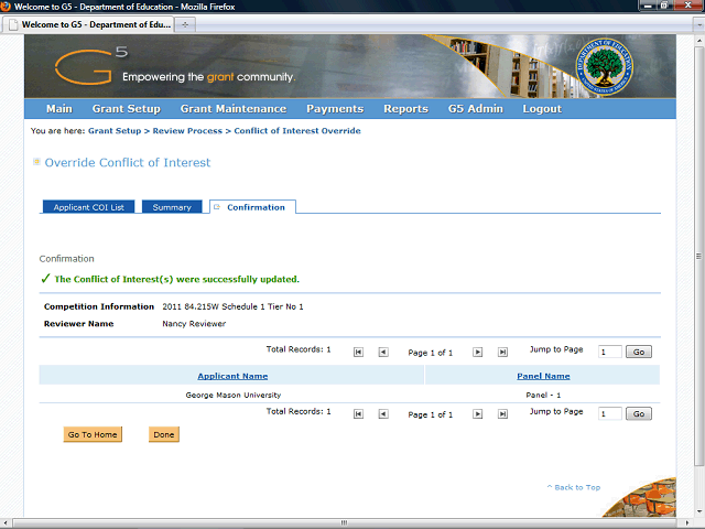 Screen image of this step