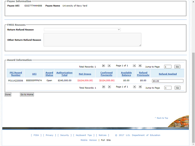 Screen image of this step