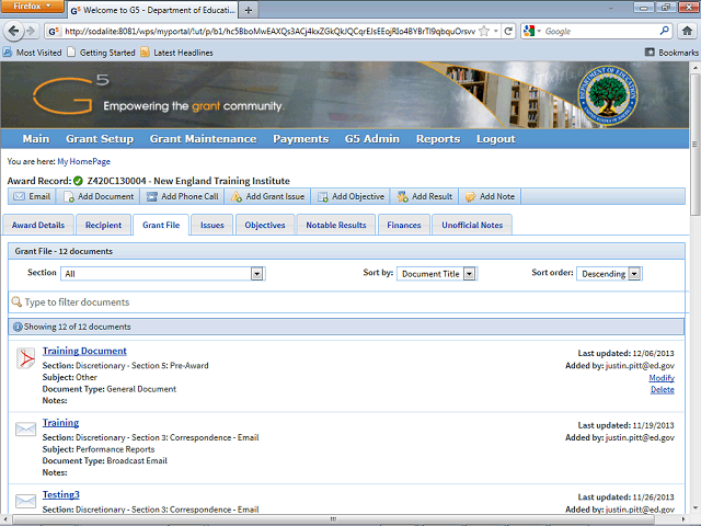 Screen image of this step